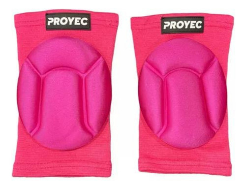 Rodillera Alto Impacto Acolchadas Voley Patin Arquero Proyec Color Rosa Chicle Talle Xs