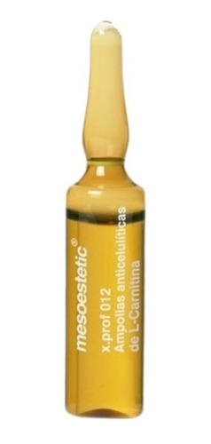 Quemador L-carnitina Mesoestetic 10 Ampollas De 5 Ml