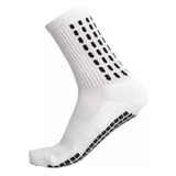 Medias Futbol Antideslizante Cotton Foot 39-43 Blanco Hombre