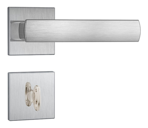 Fechadura Stam Porta Banheiro 823/35 Escovado Roseta Inox