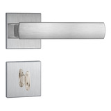 Fechadura Stam Porta Banheiro 823/35 Escovado Roseta Inox