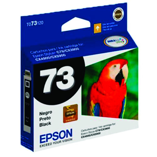 Cartucho Epson 73 Negro Original Impresora Inkjet