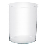 Vaso Vidro 20x30cm Cubo Tubo Para Terrário Plantas Decoração