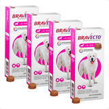 Combo Bravecto De 40 A 56 Kg - 4 Unidades Envio Imediato