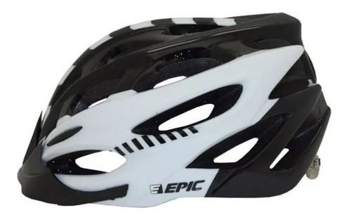 Capacete Ciclista Mv50 19 Tamanho Médio 55-58cm Com Led Epic