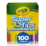 Oferta 100 Markers Supertips Marca Crayola