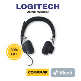 Auriculares Headset Logitech Zone Wired Usb