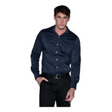 Camisa Fiume Hombre Lamparo Lunares Detalles Algodón Slim