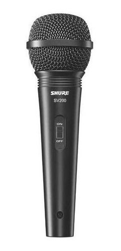 Microfone Shure Sv200 Com Cabo Garantia 2 Anos E Nf