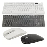 Kit Teclado E Mouse Gamer Sem Fio Wireless Usb Pc Notebook 