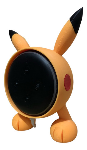 Soporte Pikachu Para Amazon Alexa Echo Dot 3 Bocina Pokemon