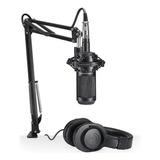 Pack Microfono Estudio Audio-technica At2035pk / Abregoaudio