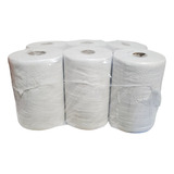 Toalla En Rollo Blanca Papel 150 Mts X 6 Un 