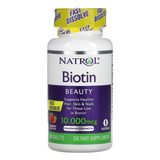 Natrol Biotina 10000mcg Força Máxima 60 Tablets Importado