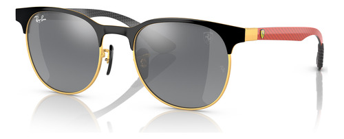 Óculos De Sol Ray Ban Ferrari Black Gold Rb8327m F0816g 53