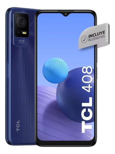 Telefone Celular Tcl 408 (6+64) Midnight Blue Rva Blue