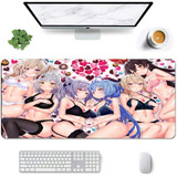 Mouse Pad Largo Genshin Impact Waifus Sexy Anime 40x90cm