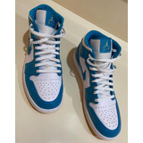 Nike Air Jordan 1 Mid Blue Us Mens 11