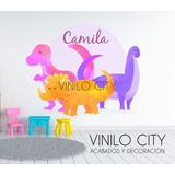 Vinil Decorativo Dinosaurios Cuarto Infantil A3