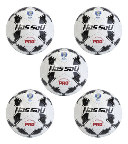 Pack X 5 Pelotas Nassau Nº 5 Pro Championship Cosida Oficial