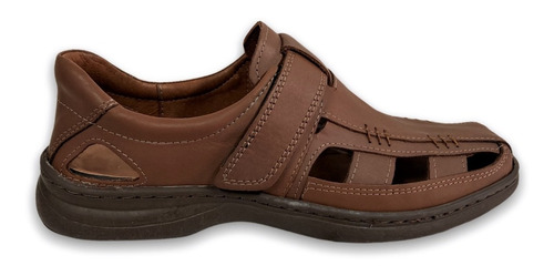 Sandalias Franciscanas De Cuero Suela Febo Art 6114ox - Enio