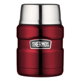 Thermo Comida 470ml King Acero Inox Rojo