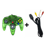 1 X Control Nintendo 64 N64 Retro + Cable Av Nintendo 64