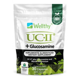 Wellthy Uc-ii Con Glucosamina Y Magnesio Marino 30caps Sabor Neutro