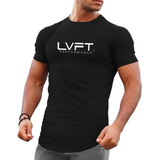 Playera Deportiva Slim Fit Elástica Correr Gym Lvpe 316 Rw