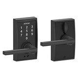 Schlage Century Táctil Con Palanca Latitud (negro Mate) Fe69