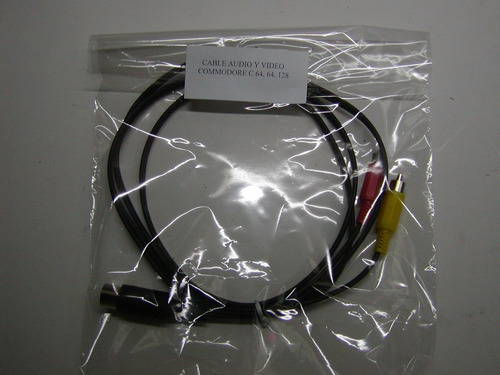 Cable Av Commodore 64/16/vic 20 Reforsado