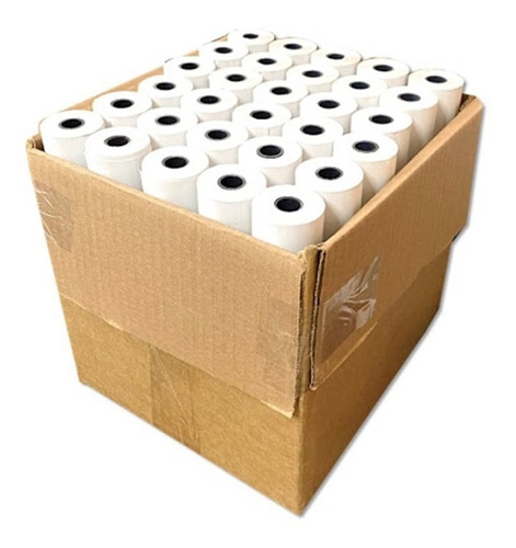 100 Rollos Papel Térmico Miniprinter 57x40 Impresora 58mm