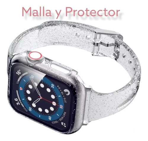 Combo Para Apple Watch, Malla Y Protector. Exclusivo!