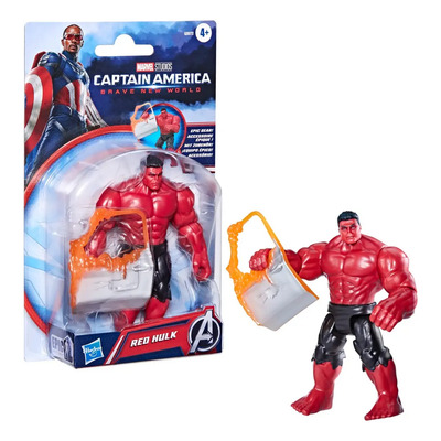 Marvel Captain America - Figura De Acción Hulk Rojo | Meses sin interés