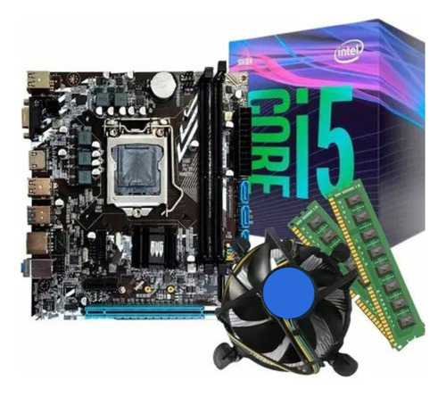 Kit Placa Mãe + Intel Core I5 6º 1151 Ram 32gb Ddr4 + Cooler