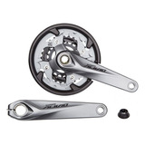 Plato Palanca Bici Shimano Alivio Fc-m4050 40-30-22 C/ Cubre