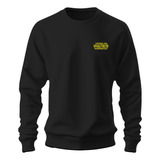 Sudadera Sweater Bordado Logo Letras Amarillo Star Wars  