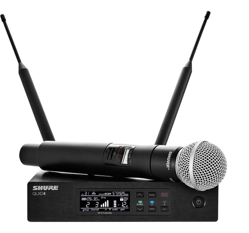 Shure Qlxd24/sm58 Sistema Inalámbrico De Mano Con Sm58