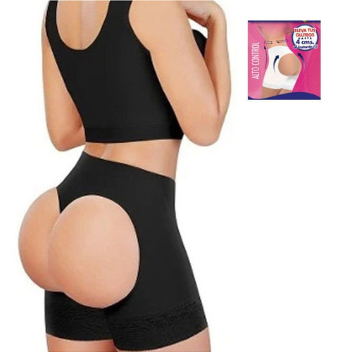 Boxer Faja Moldea Y Levanta Gluteos Hasta 4cm Aplana Abdomen