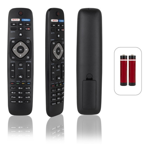 Control Remoto Smart Tv Philips Vudu Netflix Funciones