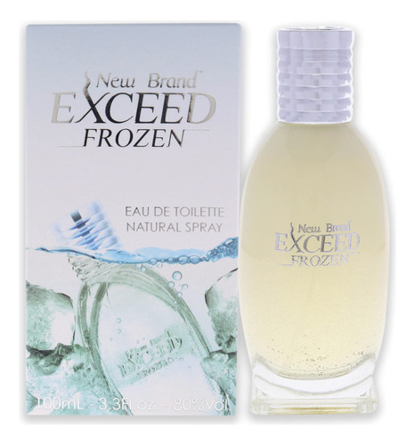 Perfume New Brand Exceed Frozen Edt 100ml Para Homens