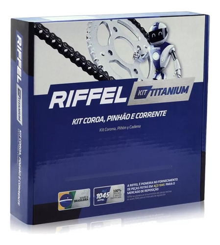 Kit Transmision Riffel Ybr Factor 125 14 / 43 428h - Rvm 17