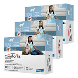 Combo Antipulgas Elanco Comfortis P/ Cães 18 A 27kg 3 Comp