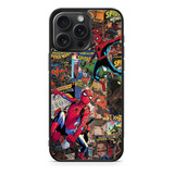 Funda Spiderman Hombre Araña Comic Collage Marvel 7