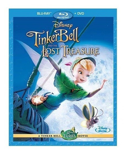 Tinker Bell Y El Tesoro Perdido Pelicula Blu-ray + Dvd