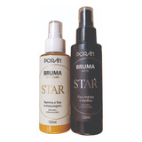 Kit Bruma Glow Ouro + Bruma Mate Ilumina E Fixa A Maquiagem