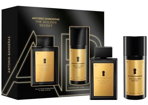 Kit Perfume Masculino The Golden Secret Antonio Banderas.