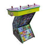 Mueble Pedestal 4 Jugadores Arcade Ploteo A Elecion