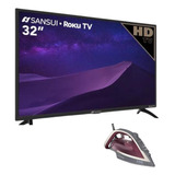 Pantalla Smart Tv Sansui 32 Pulgadas Hd + Plancha De Regalo