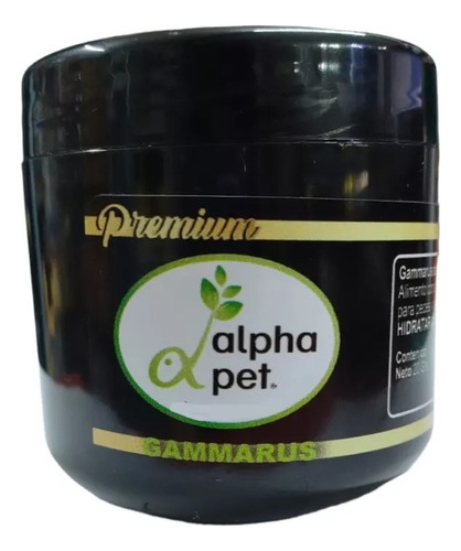 Alpha Pet Gammarus X 20g Liofilizado Camarones Peces Tortuga